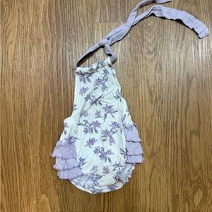 Floral Purple Kids Dress